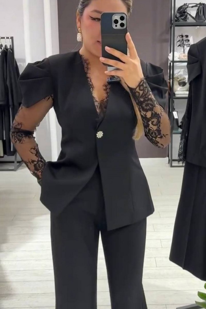 Вечерний брючный костюм EST-5934A990