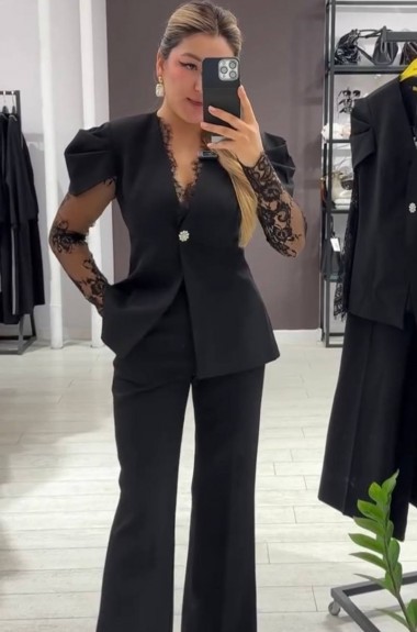 Вечерний брючный костюм EST-5934A990