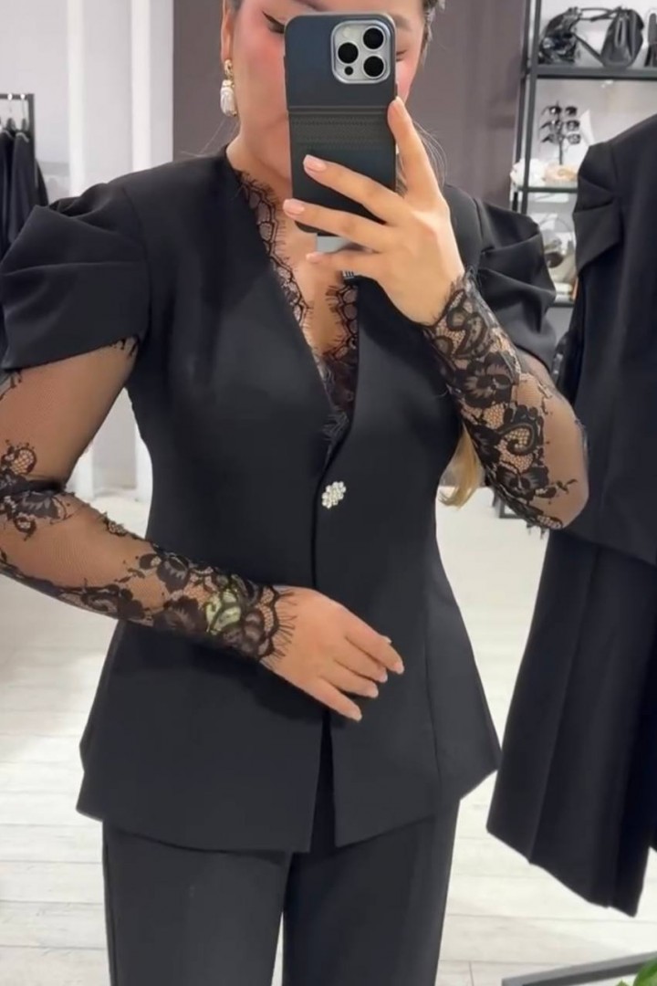 Вечерний брючный костюм EST-5934A990