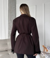 Пиджак с перьями ANA-1709A17