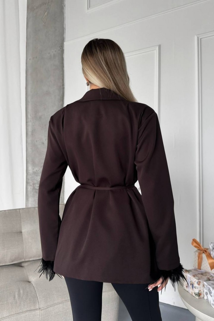 Пиджак с перьями ANA-1709A17