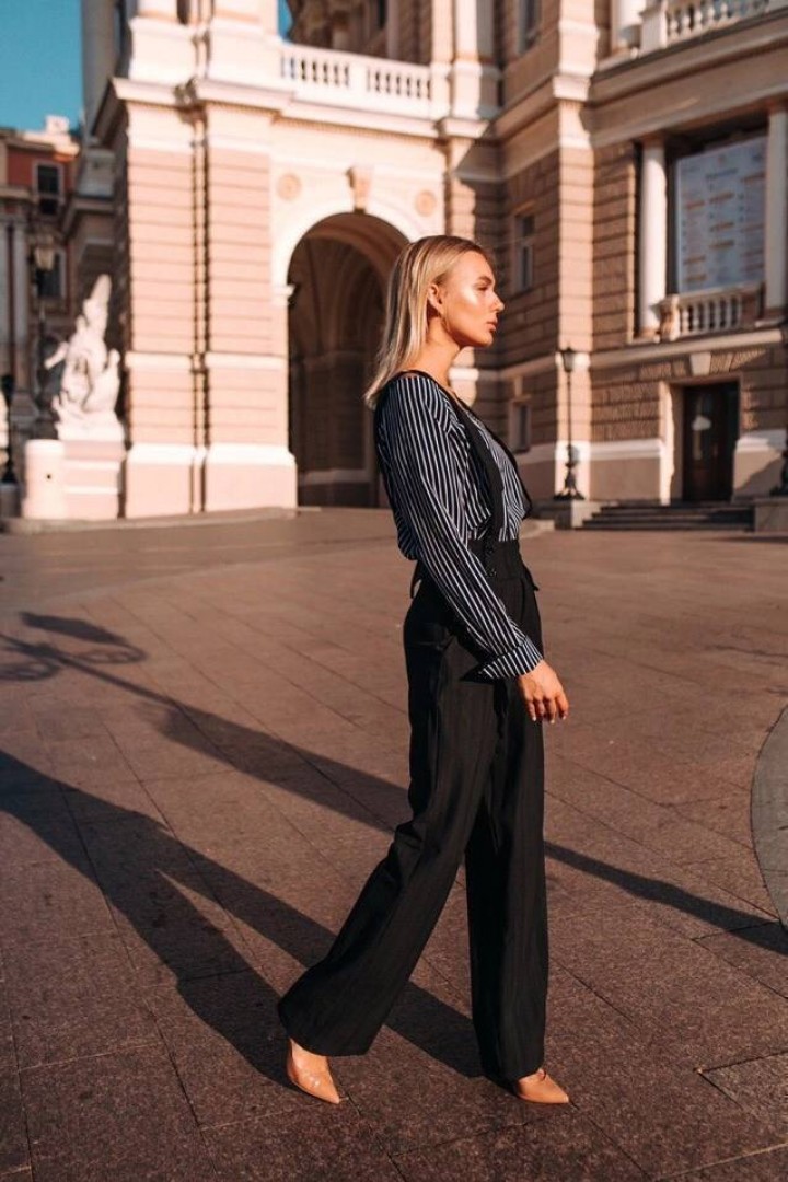 Брюки на бретелях SD-244A600