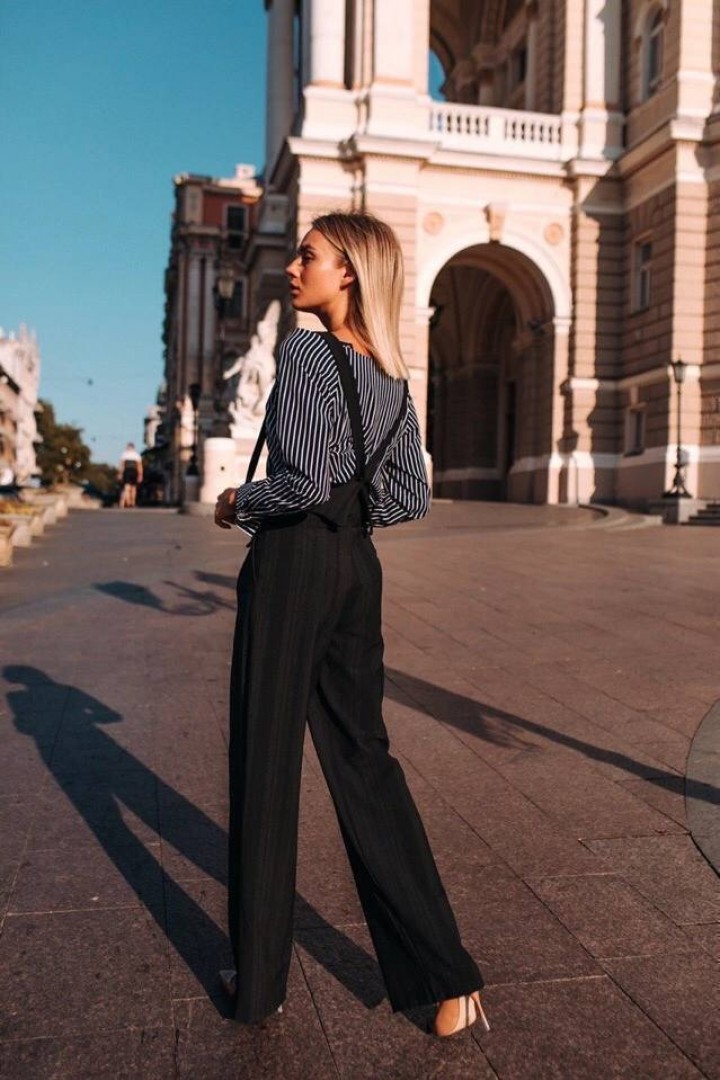 Брюки на бретелях SD-244A600