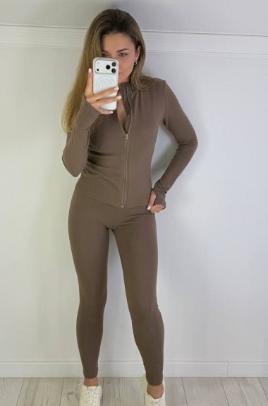 Костюм кофта на змейке и лосины KG-449A570