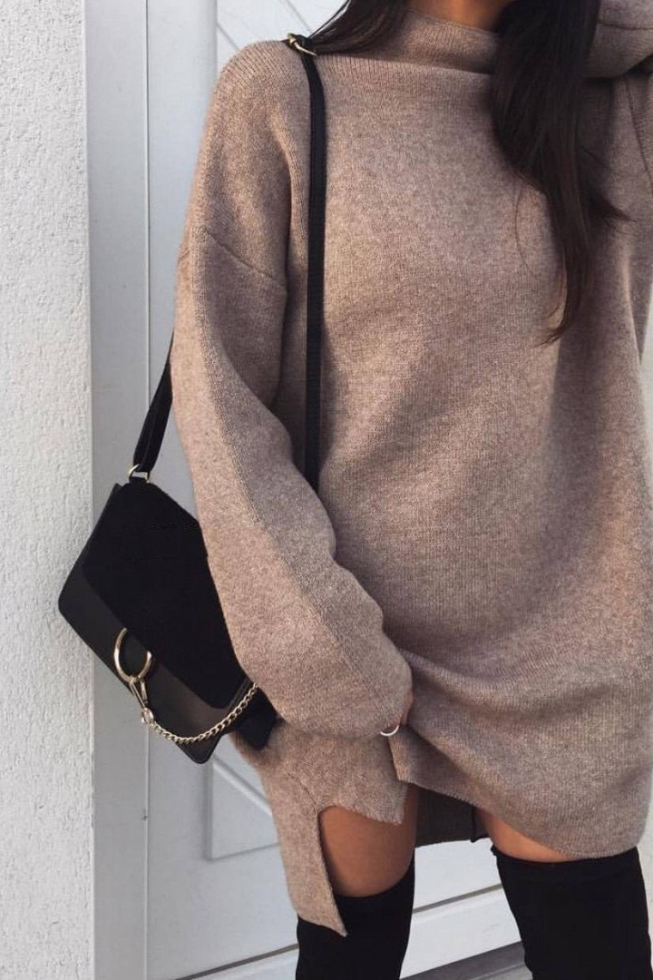 Утепленное платье-туника DMP-A500A260