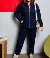 Ангоровый брючный костюм AD-7904.1A320