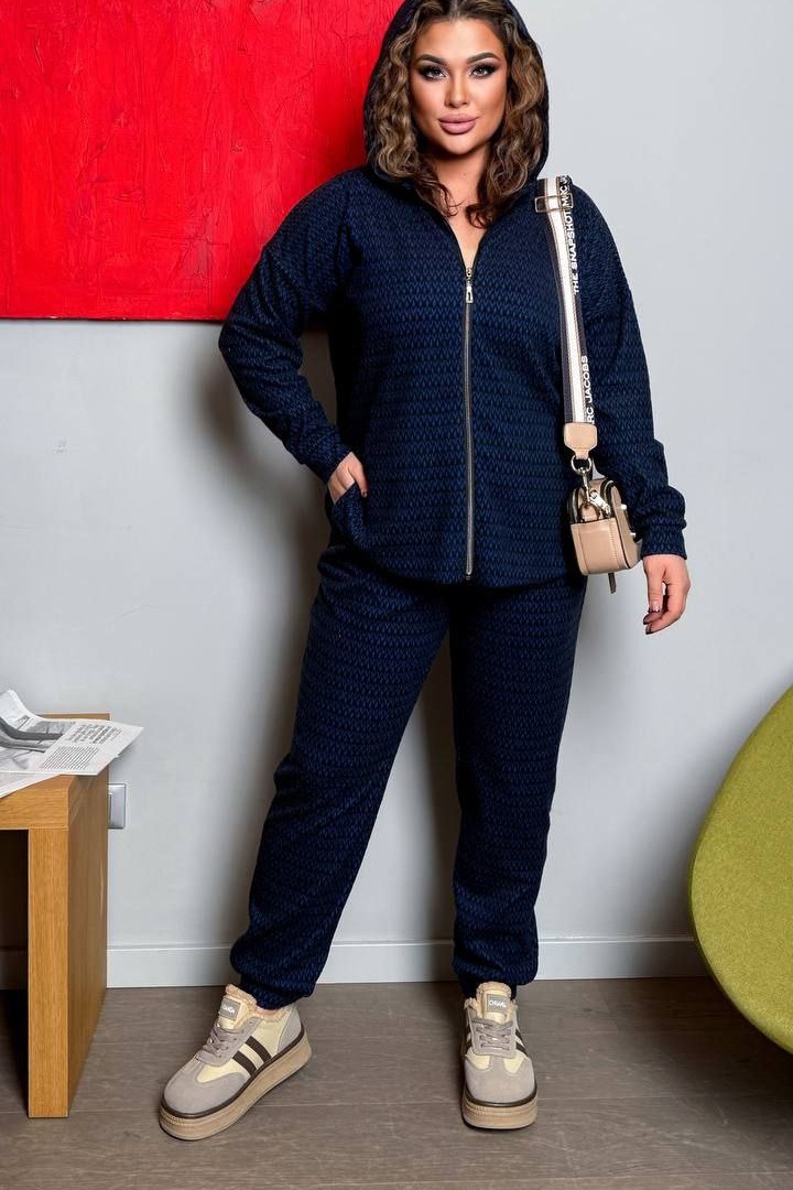 Ангоровый брючный костюм AD-7904.1A320