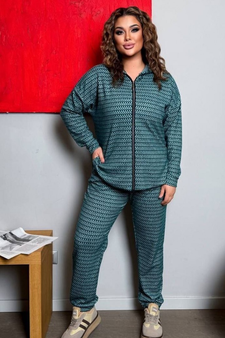 Ангоровый брючный костюм AD-7904.1A320