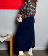 Теплая вельветовая юбка AD-7905.1A380