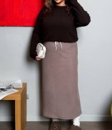 Теплая вельветовая юбка AD-7905.1A380