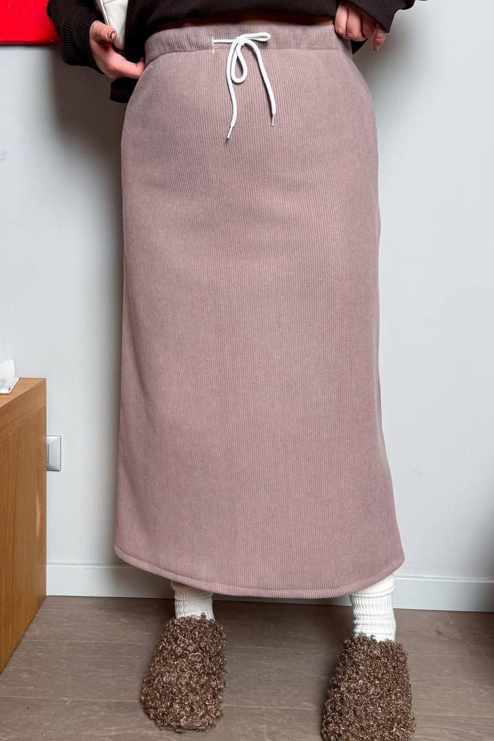 Теплая вельветовая юбка AD-7905.1A380