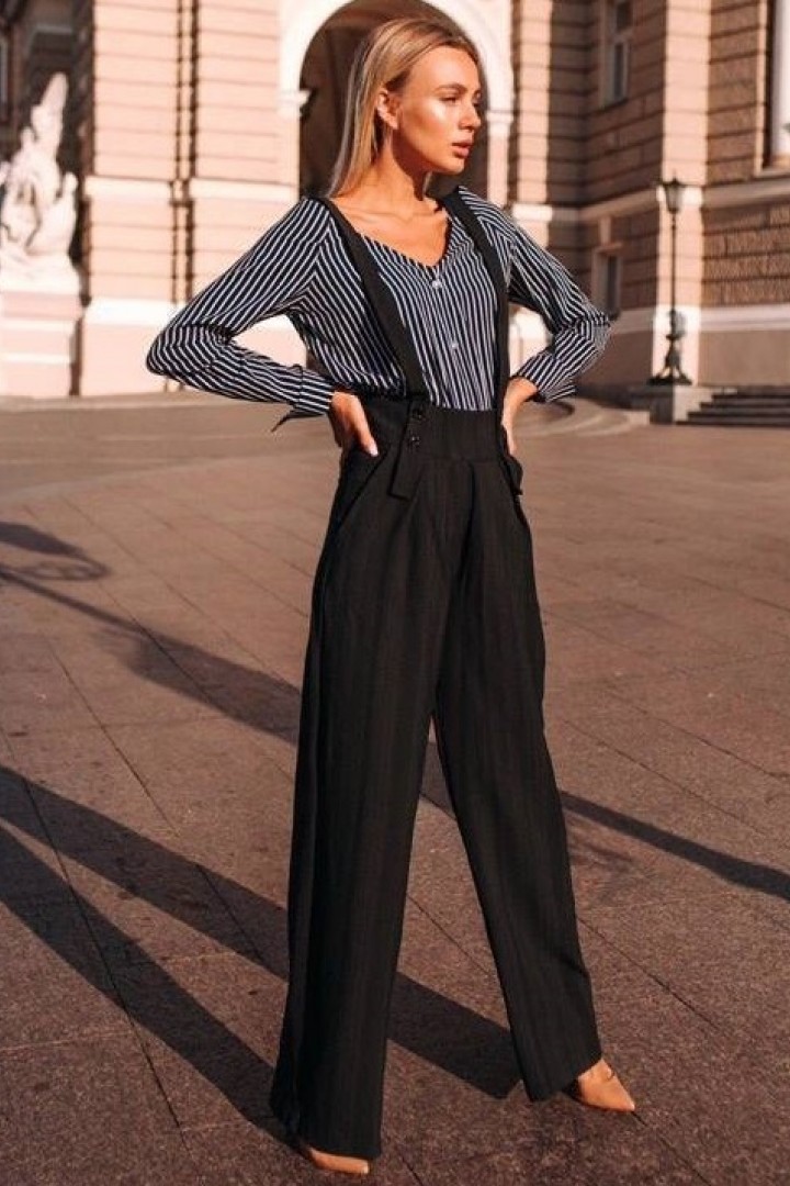 Брюки на бретелях SD-244A600