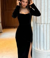 Бархатное платье SAP-062A450