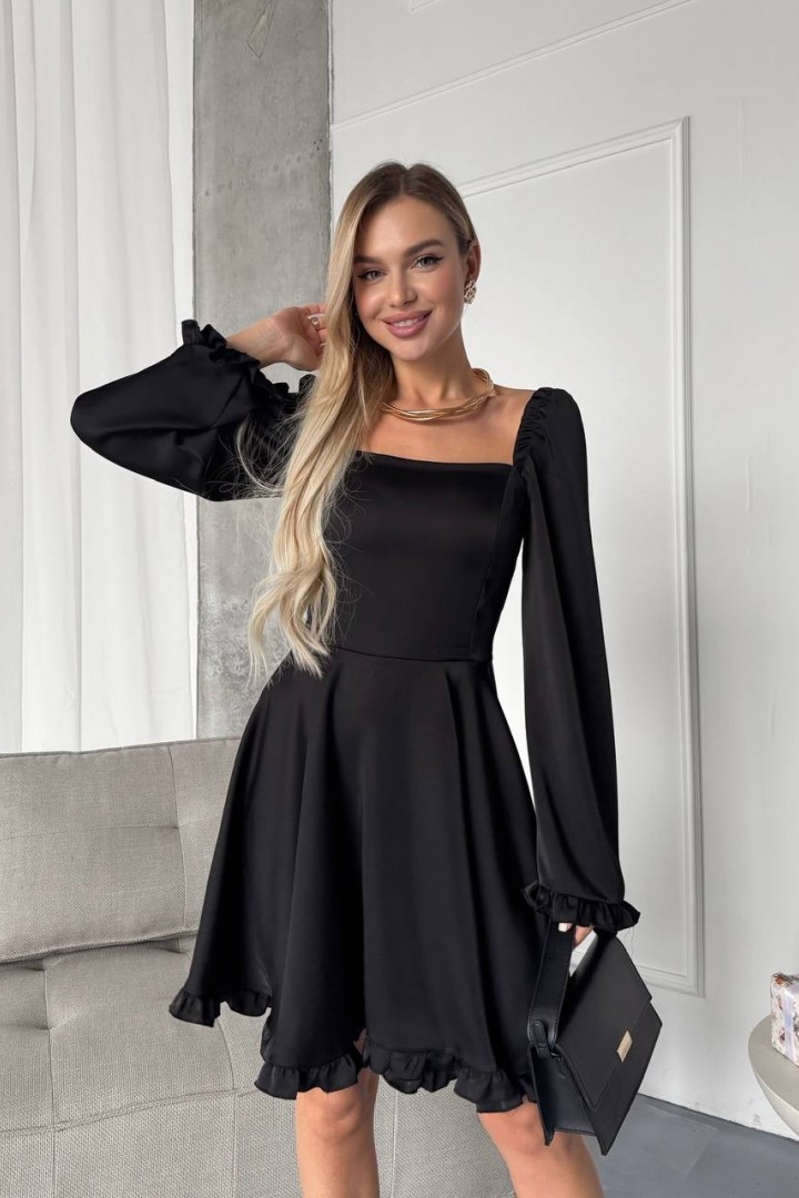 Шелковое платье ANA-1708A17