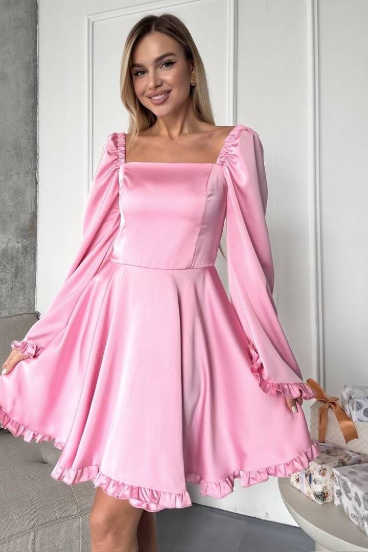 Шелковое платье ANA-1708A17