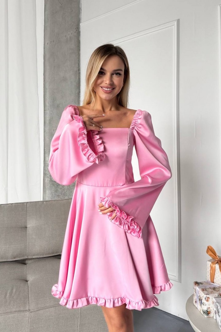 Шелковое платье ANA-1708A17