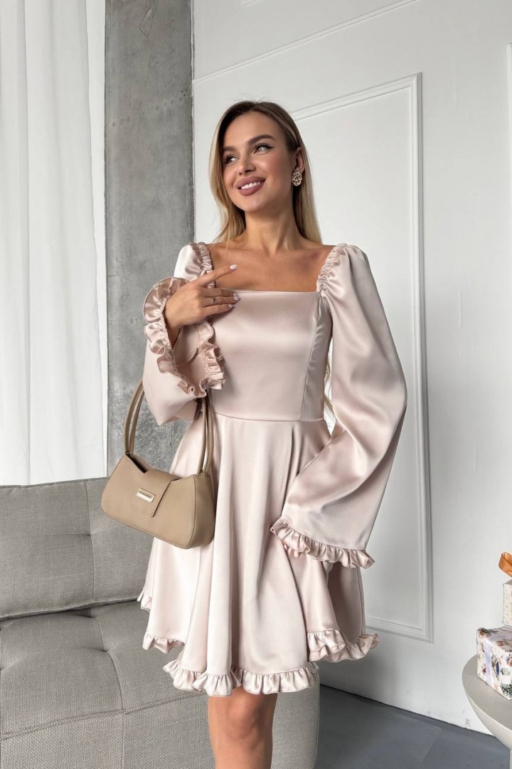 Шелковое платье ANA-1708A17