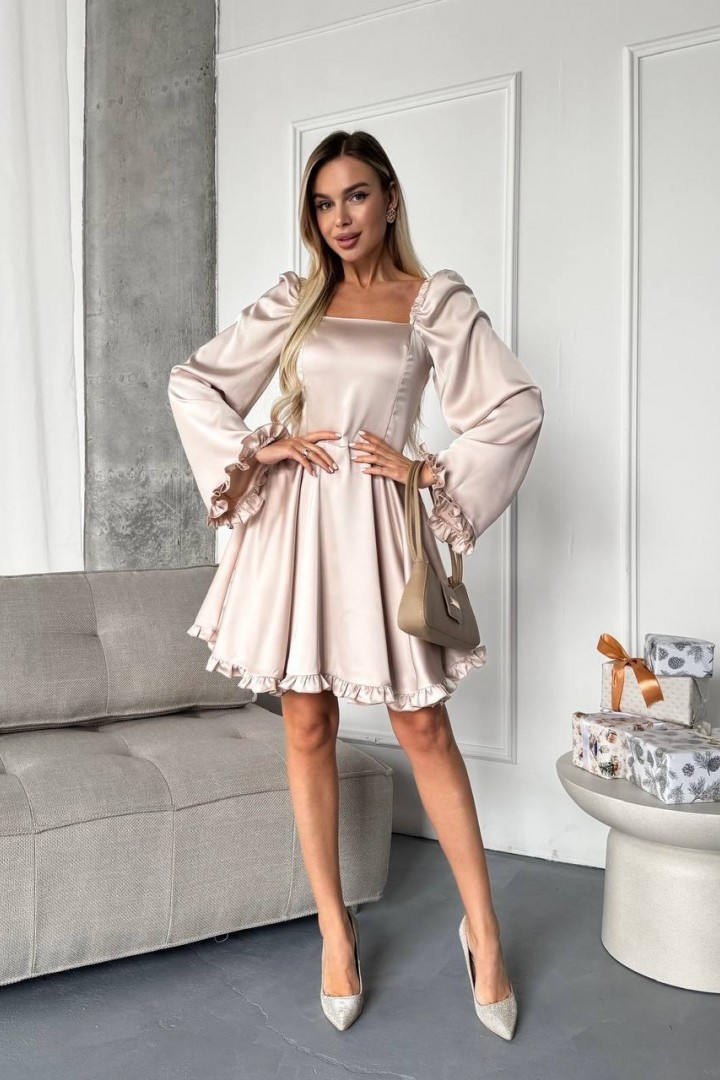 Шелковое платье ANA-1708A17