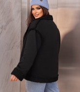 Женская дубленка короткая YM-5890A35B36