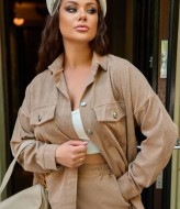 Костюм женский микровельвет SMO-1275A19