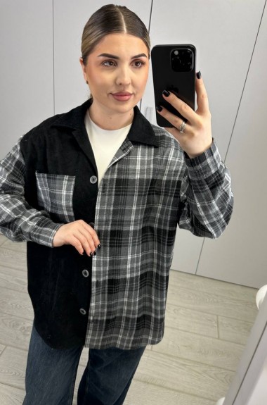 Рубашка комбинированная AB-1851A15