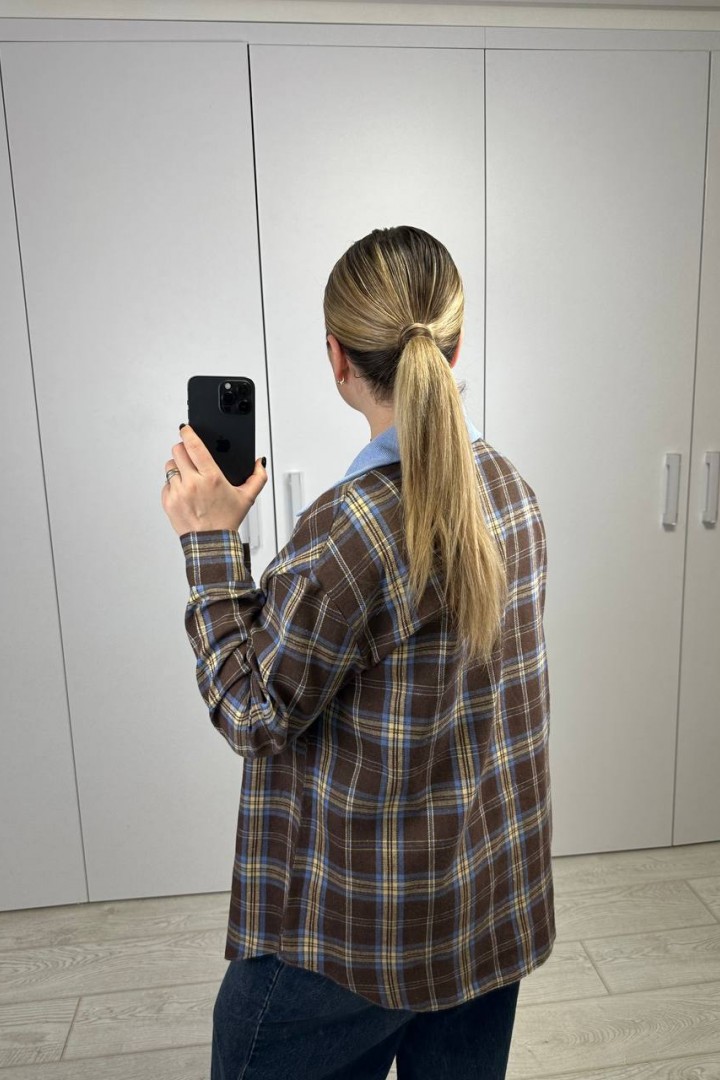 Рубашка комбинированная AB-1851A15