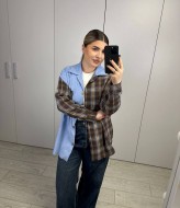 Рубашка комбинированная AB-1851A15