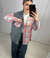 Рубашка комбинированная AB-1851A15