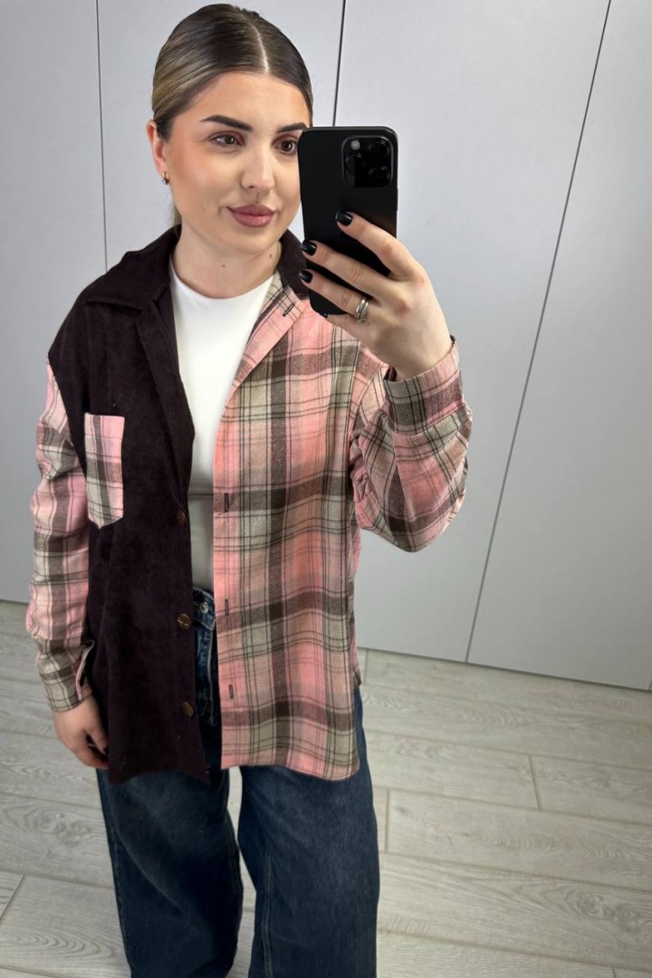 Рубашка комбинированная AB-1851A15