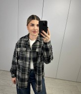 Рубашка клетка женская  AB-1850A14