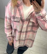 Рубашка клетка женская  AB-1850A14