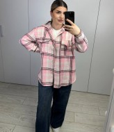 Рубашка клетка женская  AB-1850A14