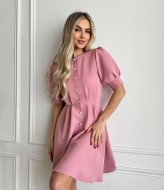 Однотонное платье ANA-1589A11