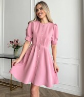 Однотонное платье ANA-1589A11