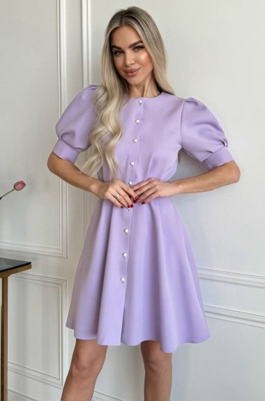 Однотонное платье ANA-1589A11