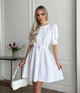 Однотонное платье ANA-1589A11