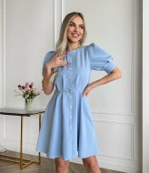 Однотонное платье ANA-1589A11