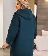 Кашемировое пальто с капюшоном DV-R4378A750