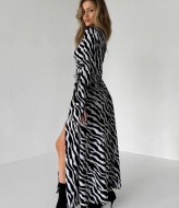 Платье с принтом MIS-183A450