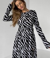 Платье с принтом MIS-183A450