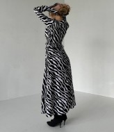 Платье с принтом MIS-183A450