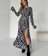 Платье с принтом MIS-183A450