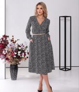 Платье с ремнем GOL-1810A700