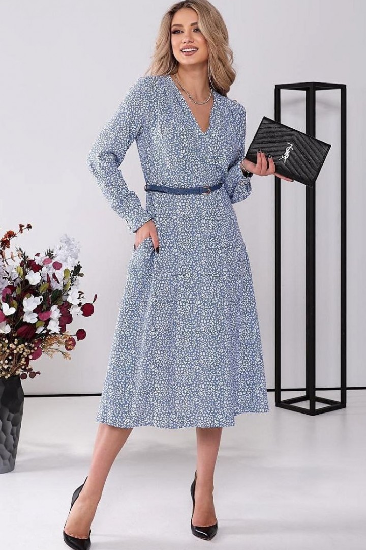 Платье с ремнем GOL-1810A700