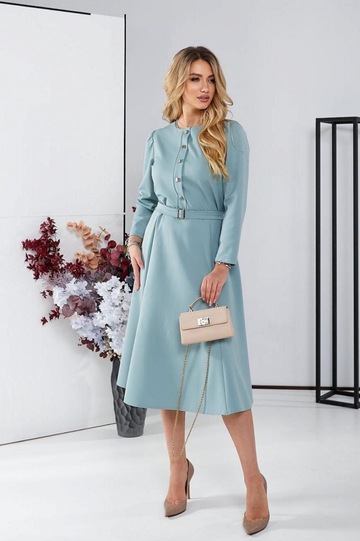 Платье на пуговицах GOL-1867A850