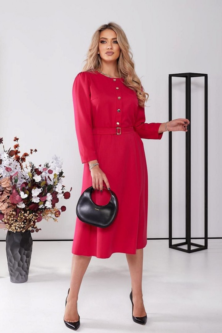 Платье на пуговицах GOL-1867A850