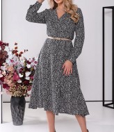 Платье с ремнем GOL-1810A700