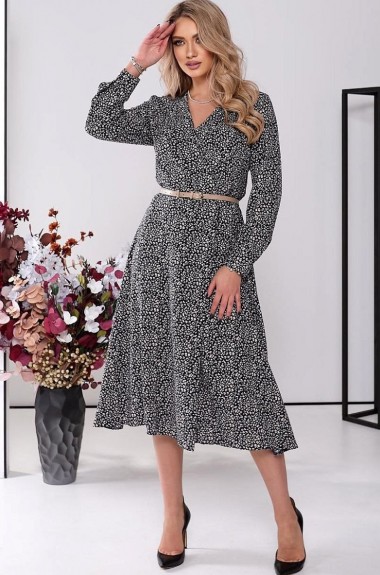 Платье с ремнем GOL-1810A700