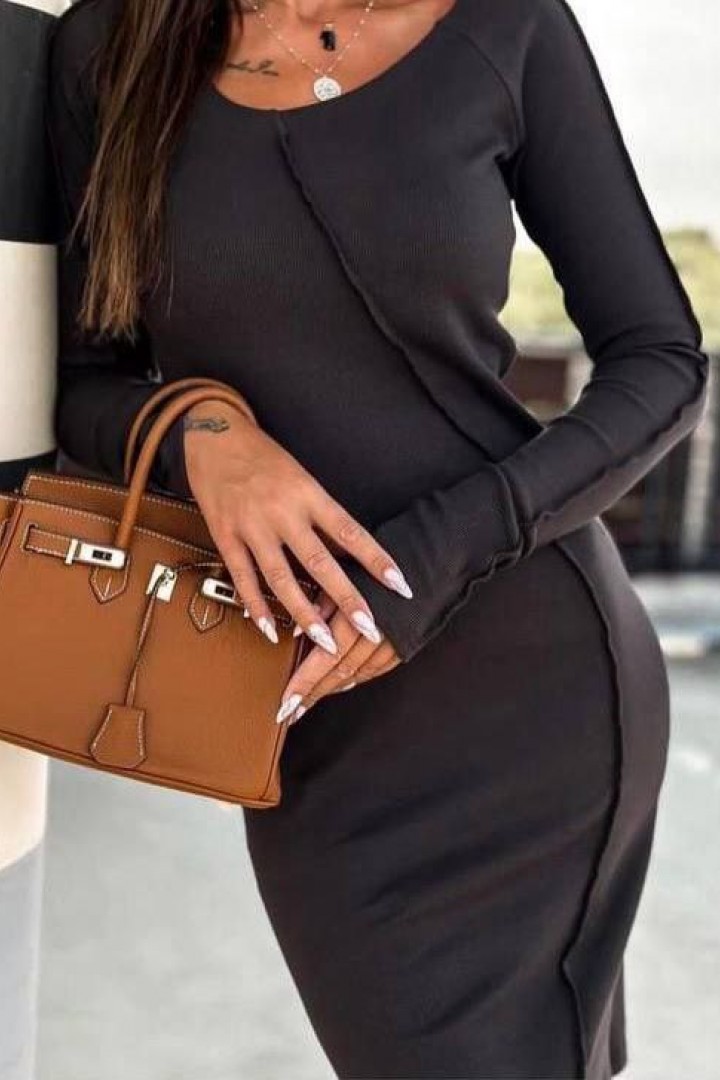 Силуэтное платье LOU-982A380