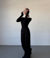 Костюм двійка лонгслів асиметрія + палаццо MIK-1712A590